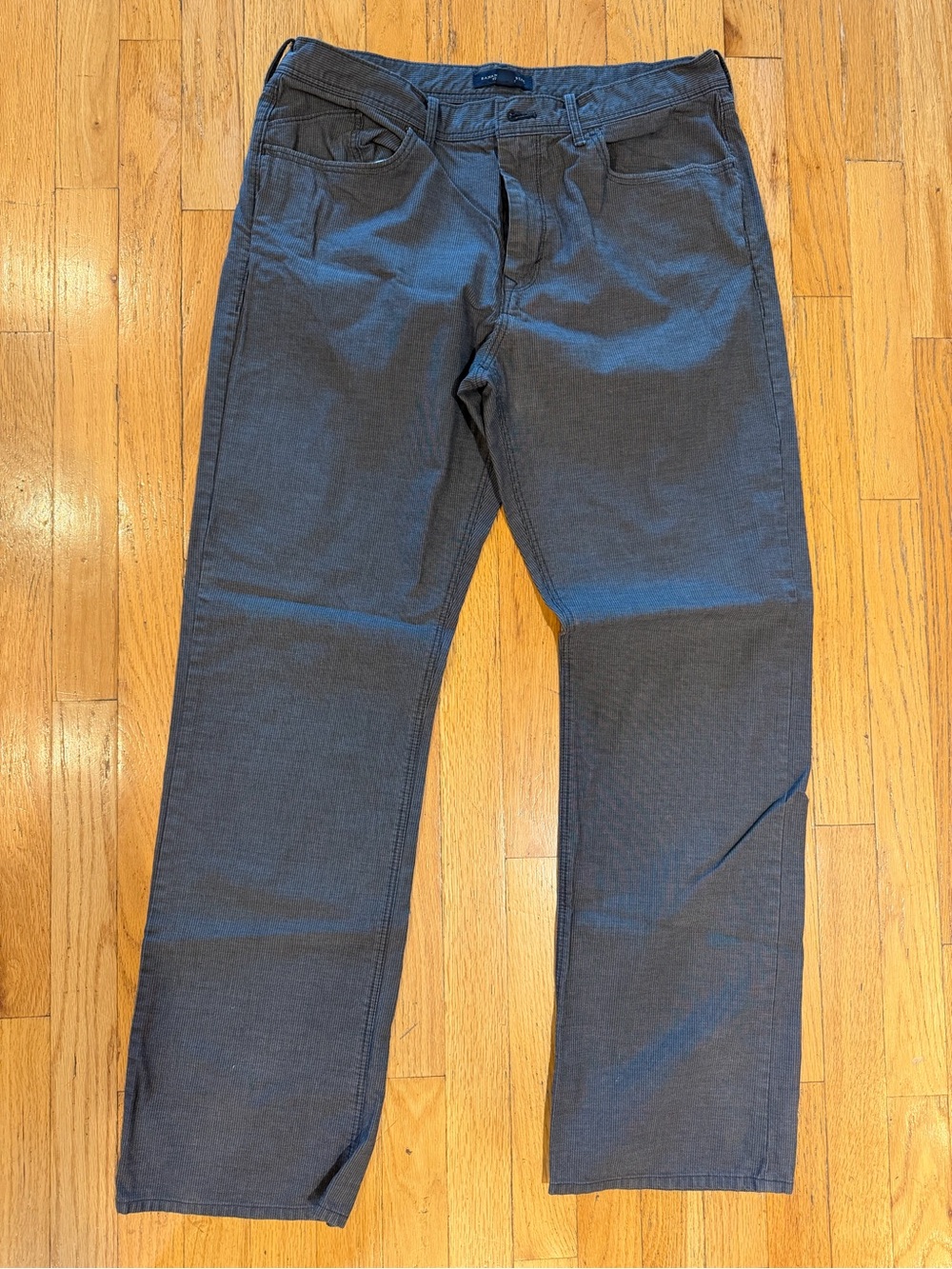 Banana Republic Straight Fit Pants Men's 33x32 Gray